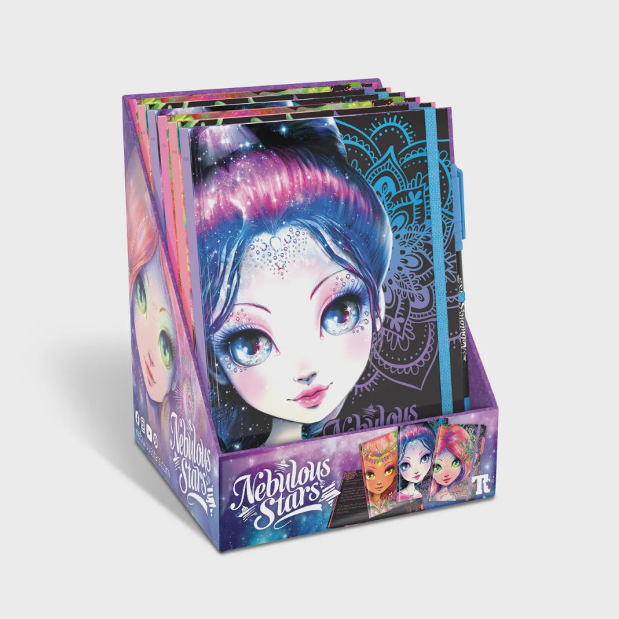 Nebulous Stars Deluxe Black Notepad