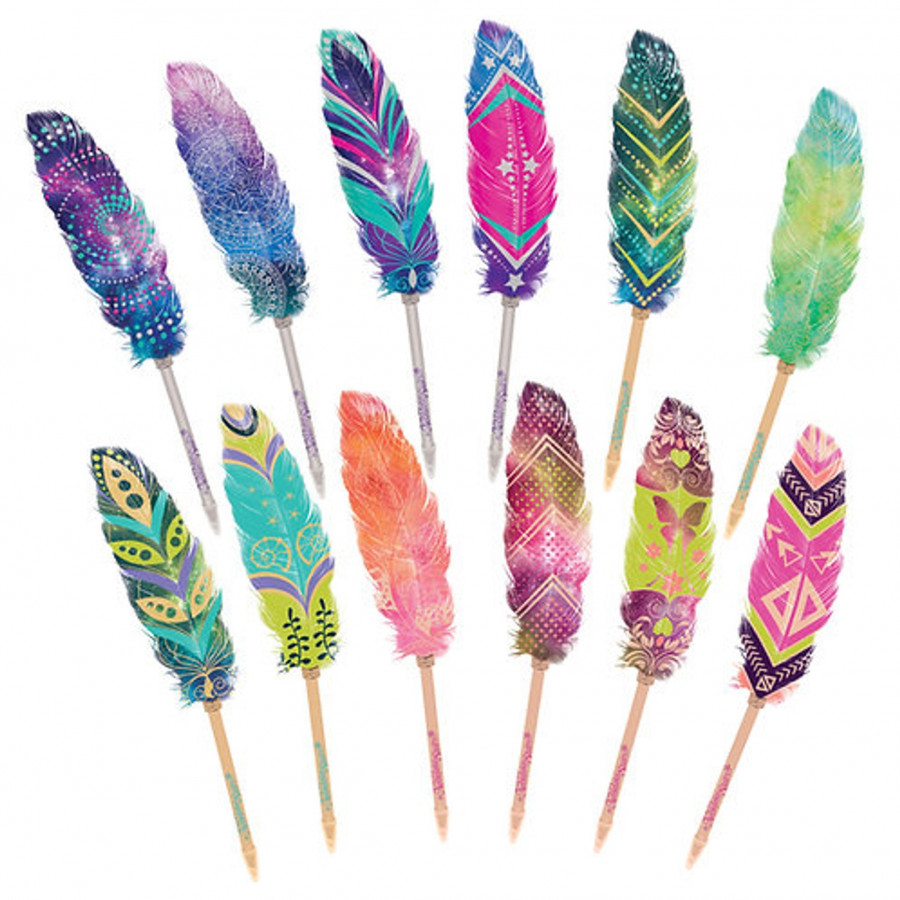 Nebulous Stars Feather Pen