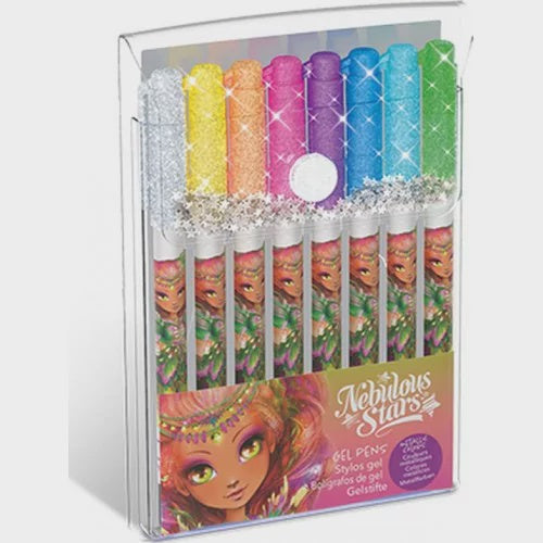 Nebulous Stars Pack of 8 Metallic Gel Pens
