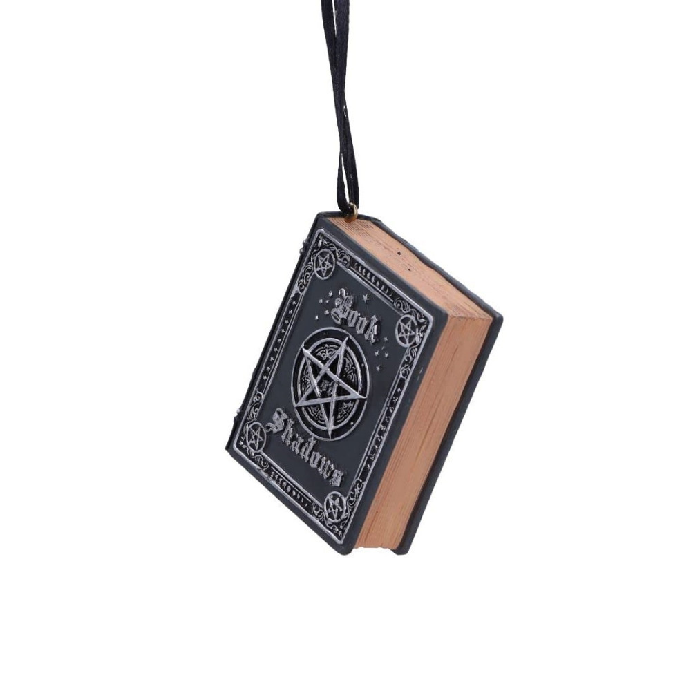 Nemesis Now Hanging Ornament Book Of Shadows Wiccan Hand-Painted Ornament Gift