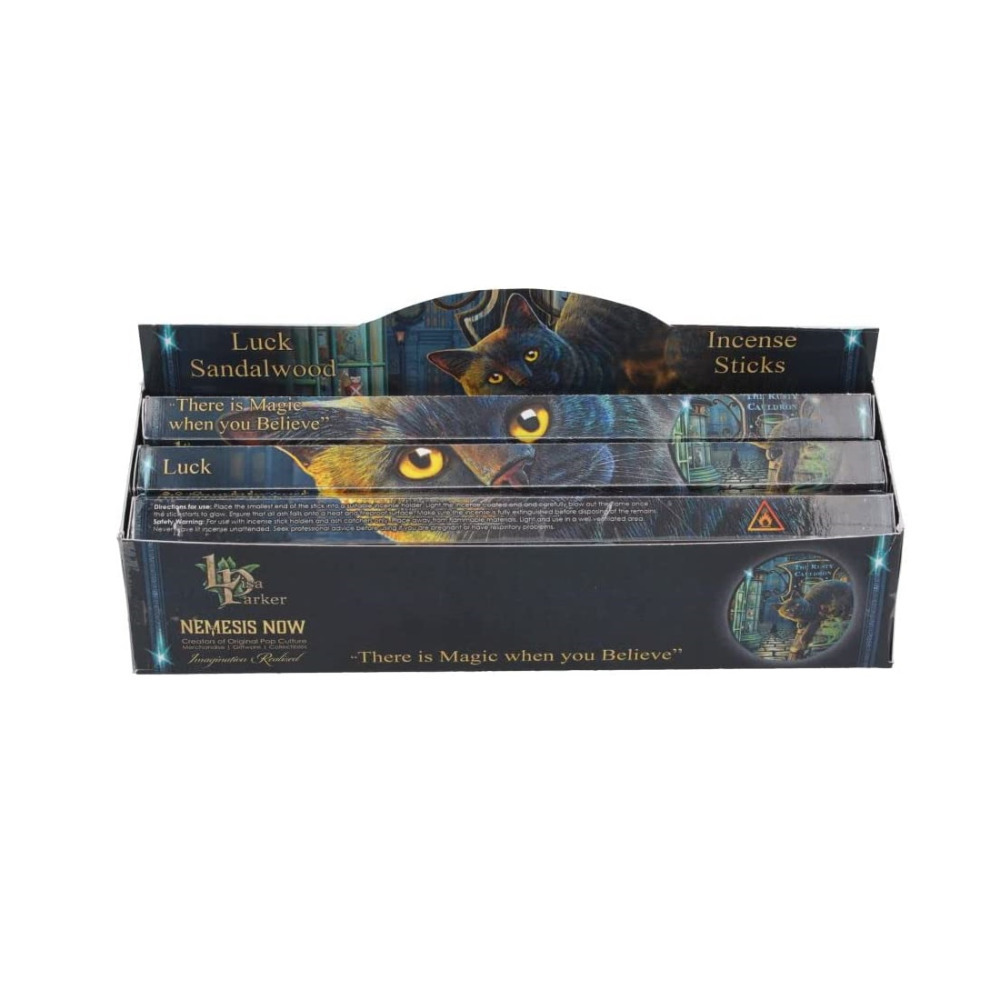 Nemesis Now Incense Sticks Sandalwood Luck Mystical Scented Multipack 6 Tubes
