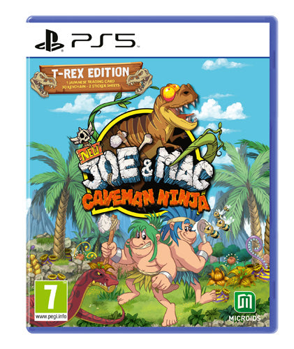 New Joe & Mac: Caveman Ninja - T-Rex Edition - PlayStation 5
