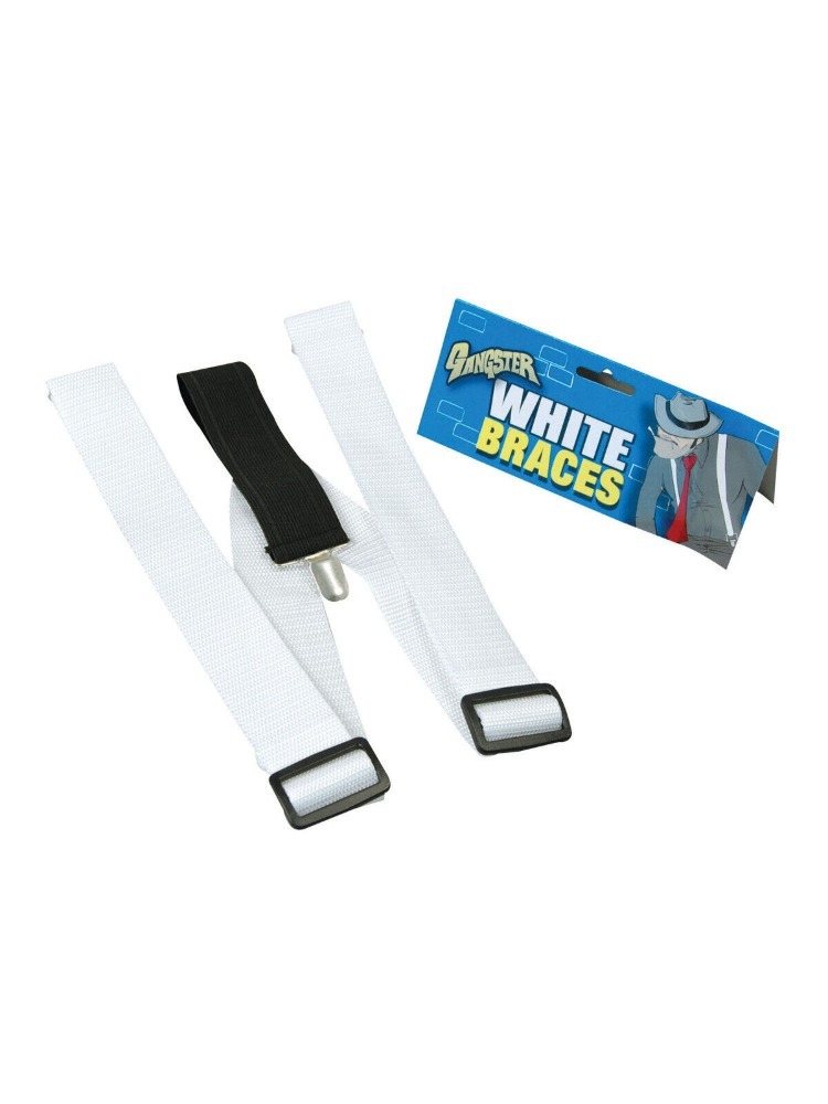 Click to view product details and reviews for New Mens Ladies White Color Heavy Duty Adjustable Suspended Elastic Wide Braces.