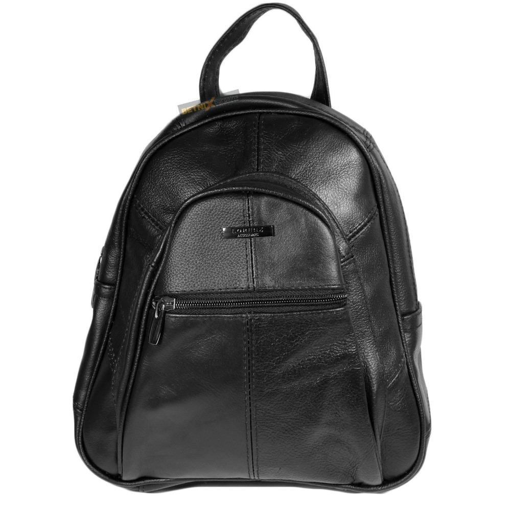 Click to view product details and reviews for New Woman Girls Cowhide Leather Large Light Weight Shoulder Backpack Rucksack.