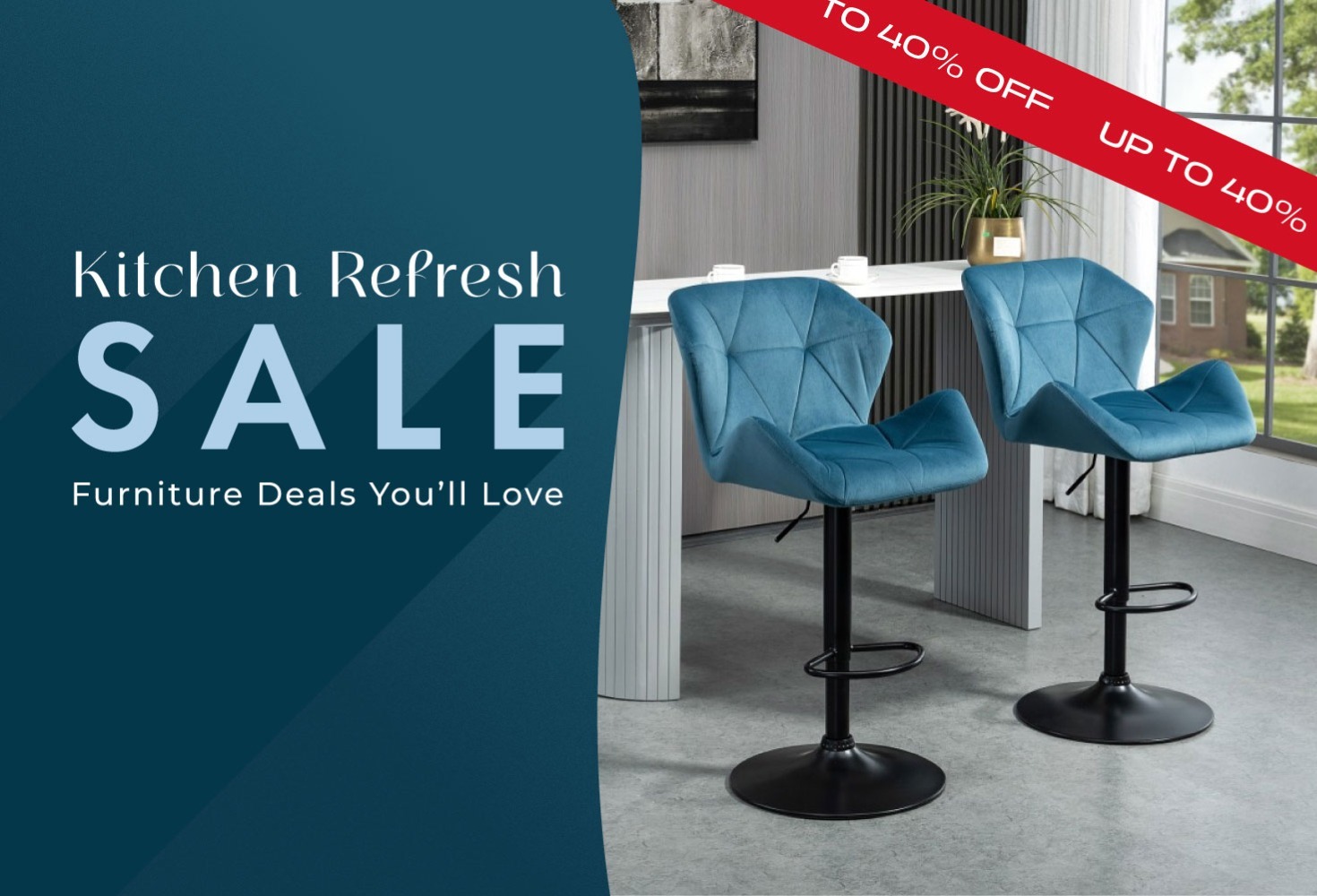 Up to 40% Off Kitchen Furniture