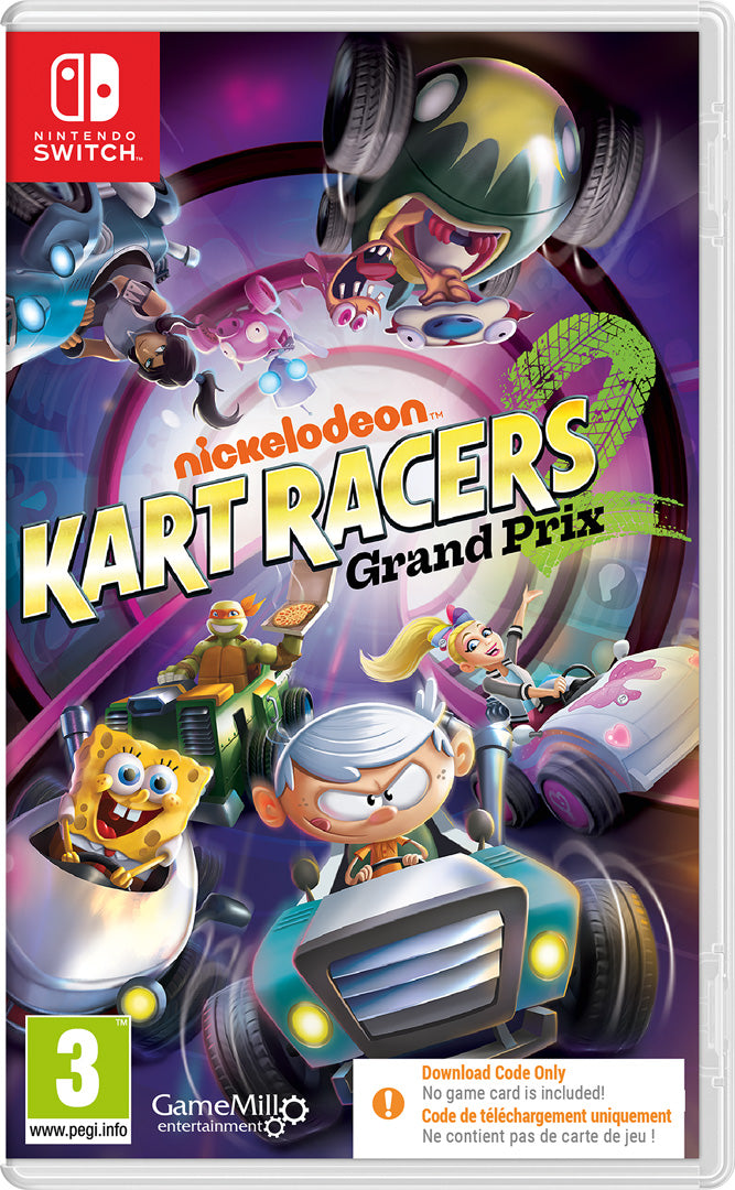 Nickelodeon Kart Racers 2- Nintendo Switch - Code In A Box