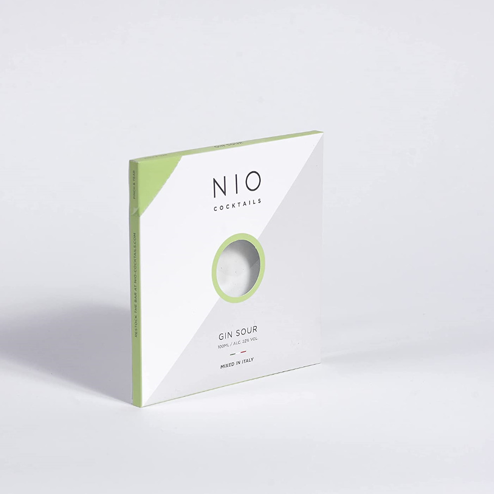 NIO Alcoholic Premixed Cocktails 100ml - Gin Sour (22% VOL) 4 Set