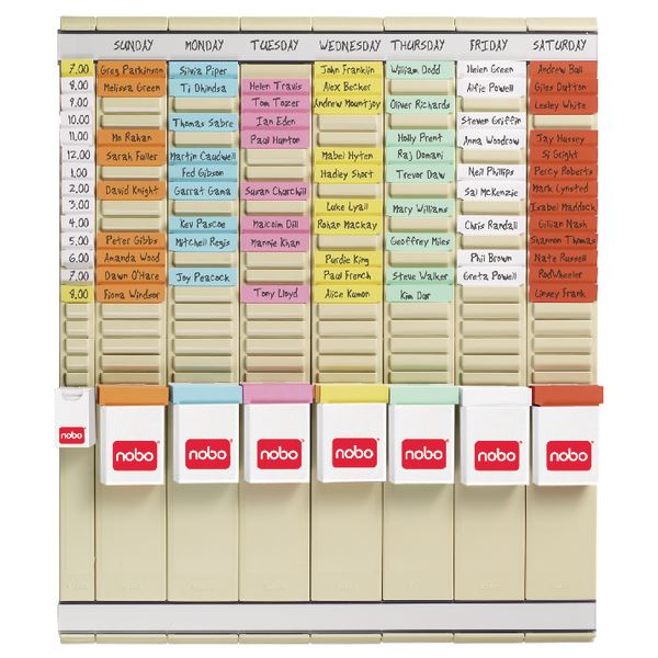 Click to view product details and reviews for Nobo 7 T Card Panel Planning Kit Nb05262.