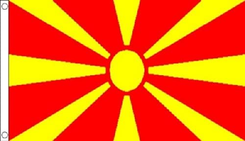 Click to view product details and reviews for North Macedonia Flag 5ft X 3ft.
