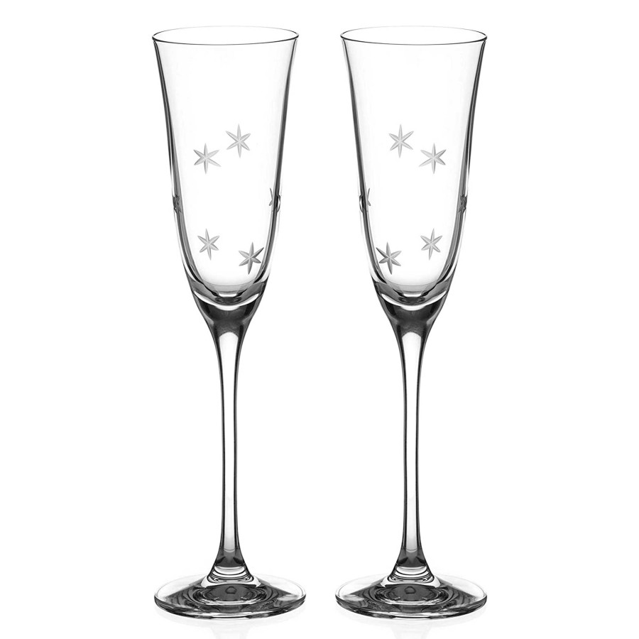 Click to view product details and reviews for Northern Star Crystal Champagne Flutes Set Of 2.