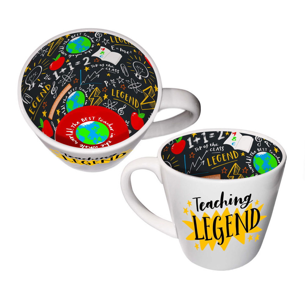 Click to view product details and reviews for Novelty Coffee Mug Printed Cup Inside Out Teaching Legend Design Teacher Gift.