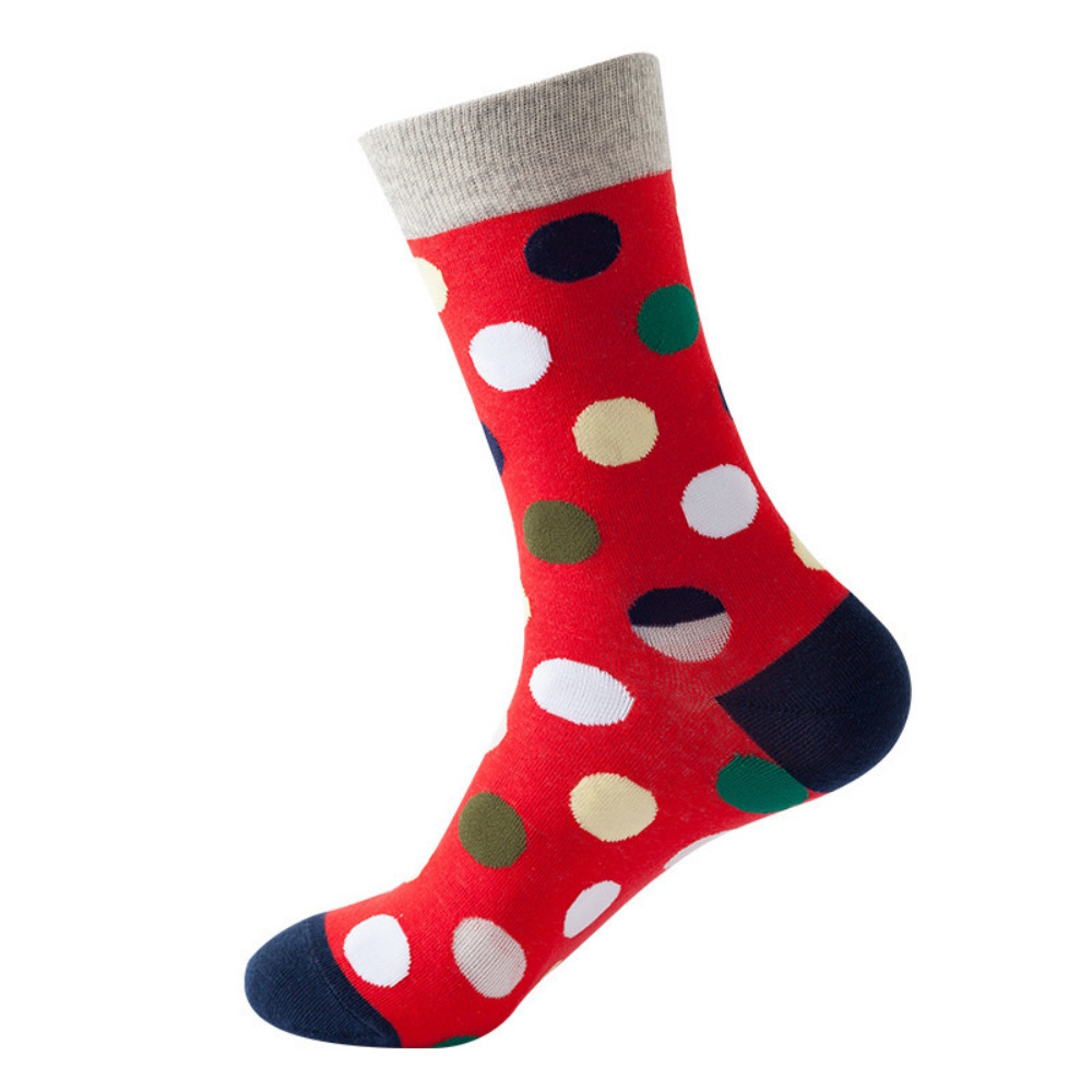 Novelty Socks Unisex Fun Design One Size Ankle Sock Gift - Red Spot
