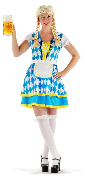Click to view product details and reviews for Oktoberfest Dress Tiroler Blue S M.