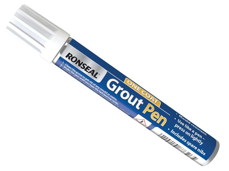 One Coat Grout Pen Brilliant White 7ml RSLGPBWH7