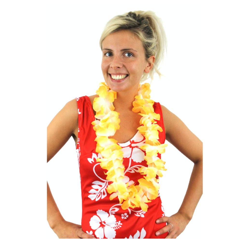 Orange Hawaiian Lei