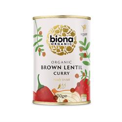 Organic Brown Lentil Curry 400g - BNA187