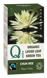 Organic Fairtrade Loose-leaf Chun Mee Tea - 100g - QI-IOL100