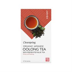 Organic Japanese Oolong Tea Semi-Fermented Blue 20 bags - CLS177
