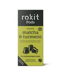 Organic Matcha & Turmeric Nespresso Compatible Pods - 10 Pod Pack - RKP17