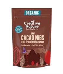 Organic Peruvian Fairtrade Raw Cacao Nibs 250g - CRN71