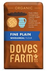 Organic Plain Fine Wholemeal Flour 1kg - DF-PLWMMP