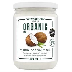 Organic Raw Cold-Pressed Virgin Coconut Oil 500ml - ETW28