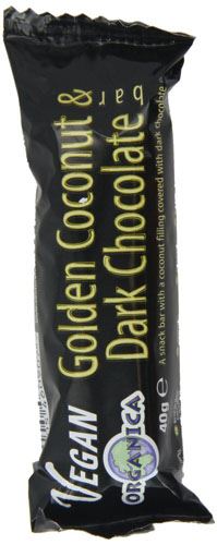 Click to view product details and reviews for Organica Dark Chocolate With Golden Coconut 40g X 24 71708.