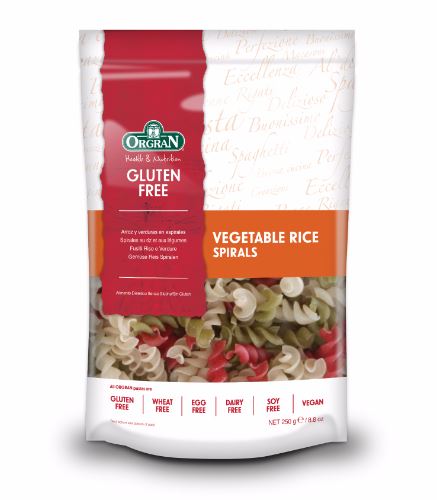 Click to view product details and reviews for Orgran Vegetable Rice Spirals Pasta 250g 66574.