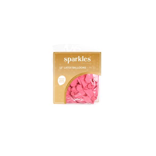 Pack of Baby Pink Matte Latex Balloons