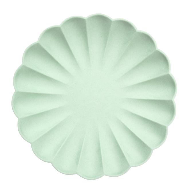Click to view product details and reviews for Pale Mint Simply Eco Large Plates.