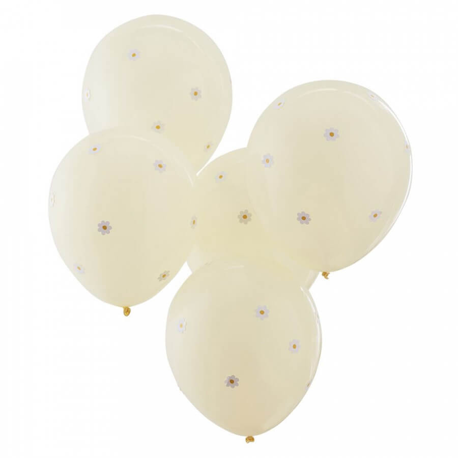 Click to view product details and reviews for Yellow Daisy Easter Balloons X 5.