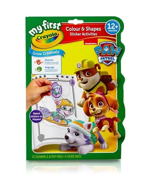 Paw Patrol Colour and Shapes Activity Book