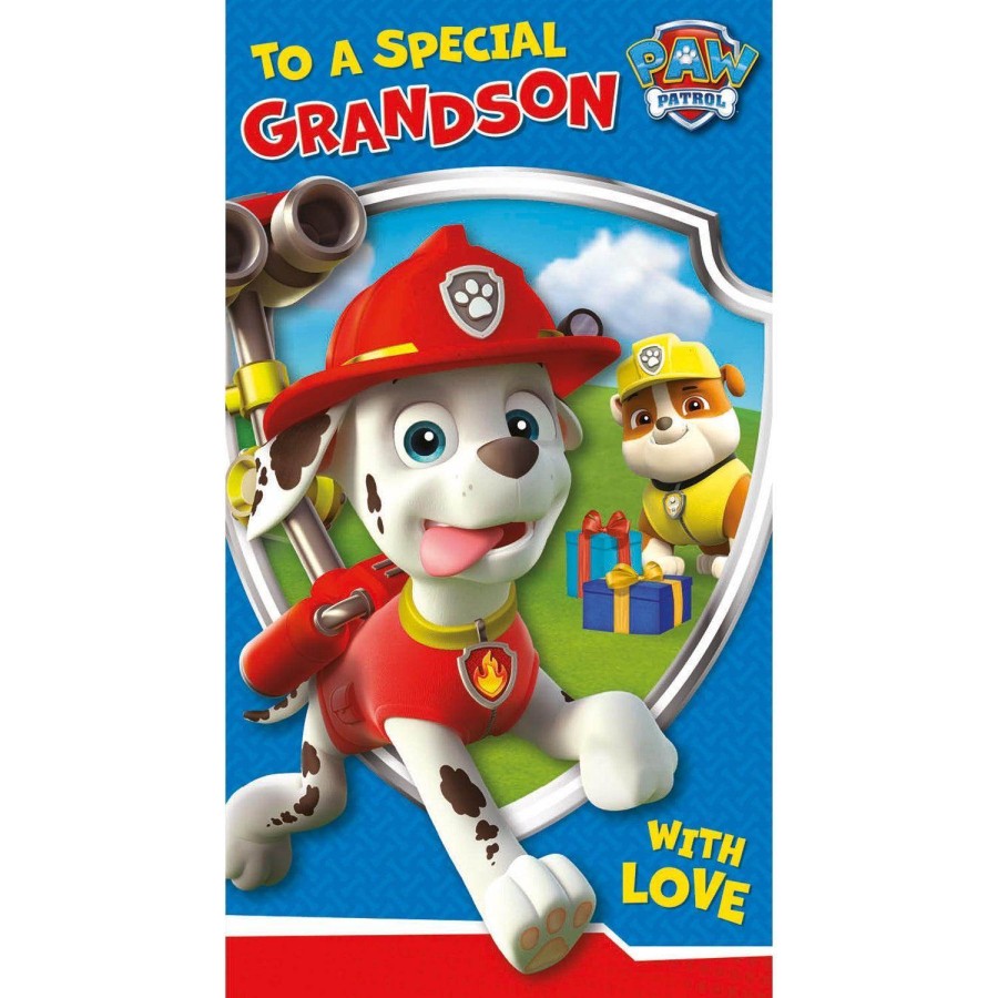 Click to view product details and reviews for Paw Patrol Grandson Birthday Card.