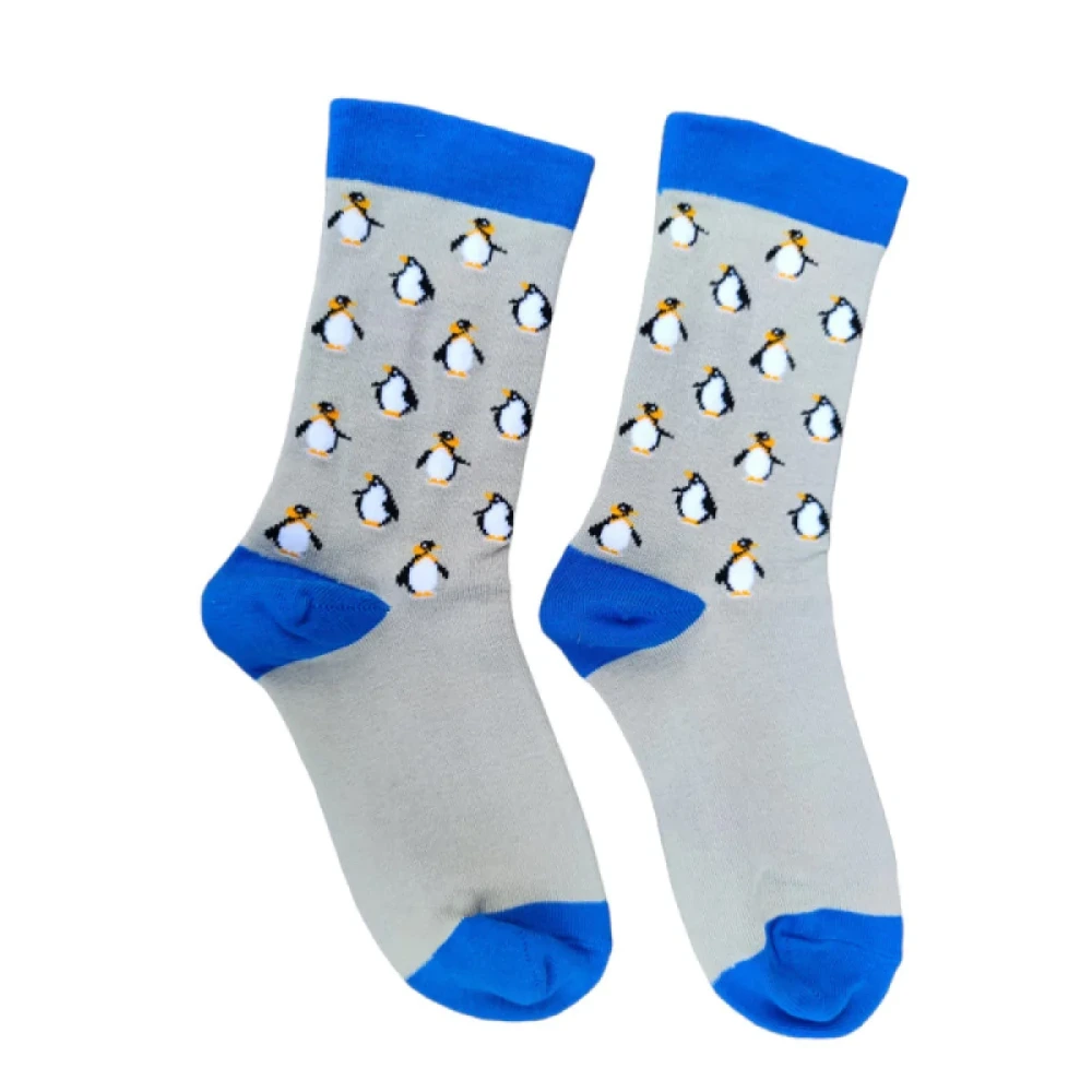 Penguin Socks Super Soft Bamboo Animal Design Ladies UK 4-7 / EU 36-40