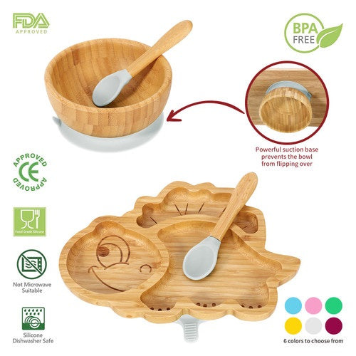 Click to view product details and reviews for Personalised Bamboo Dino The Dinosaur Plate Bowl Spoon.