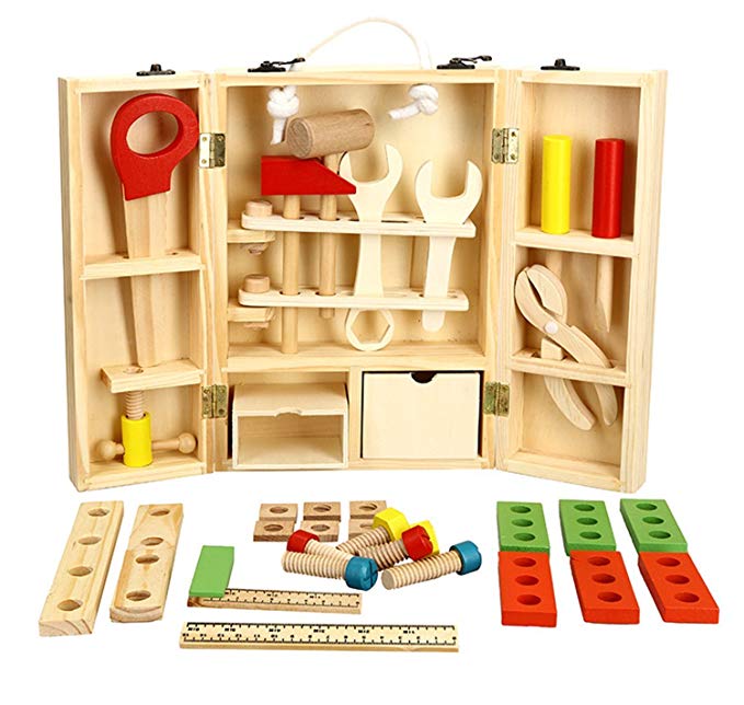 Personalised Wooden Engraved play & learn box 3 by Babbabox co