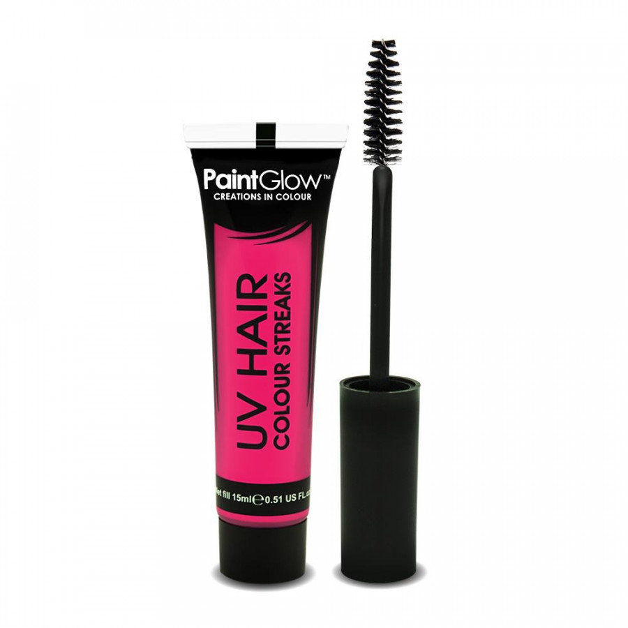 Pink - Neon UV Hair Streaks