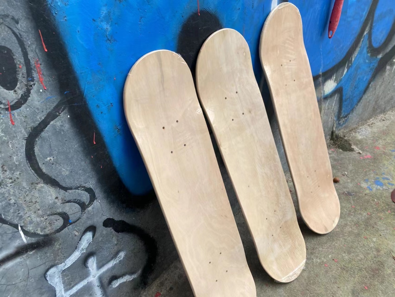 Plain Skateboard 8" inch Deck Blank Canvas For Art Wooden 7 Layer Double Concave Custom Paint DIY Wood Board Wholesale Bulk 80x20cm (Sealed)