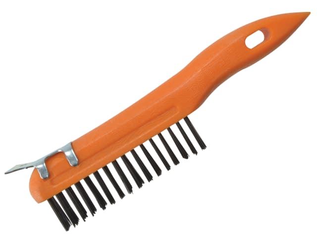 Click to view product details and reviews for Plastic Wire Brush Scraper B S22523.