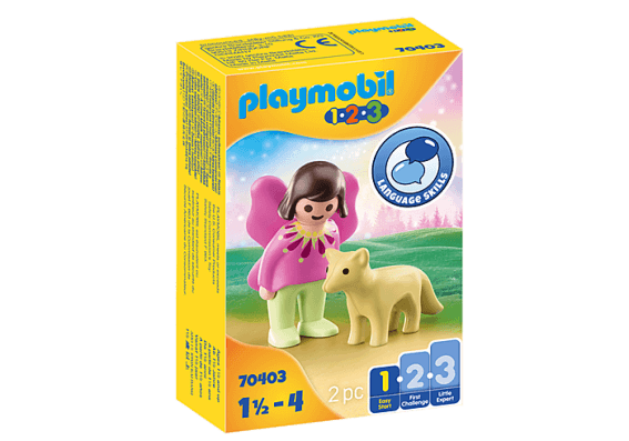 Playmobil 1.2.3 Fairy Friend with Fox 6774