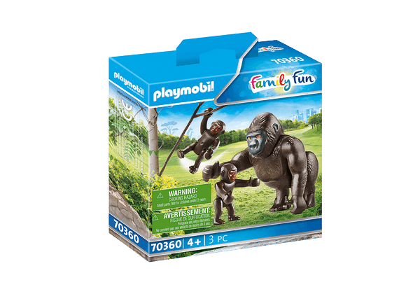 Playmobil Gorilla with Babies - 70360