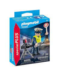 Playmobil - Special Plus Police Officer With Speed Trap 70305