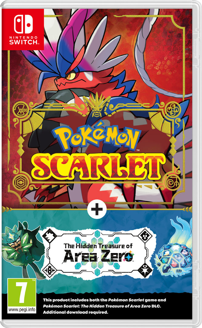 Pokémon Scarlet + The Hidden Treasure of Area Zero DLC - Nintendo Switch