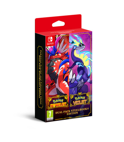 Pokémon Scarlet & Violet - Dual Pack Steelbook Edition - Nintendo Switch