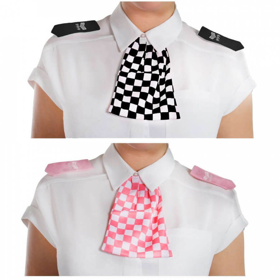 Police Epaulettes with Matching Scarf
