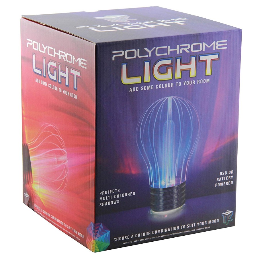 Click to view product details and reviews for Polychrome Light Bulb Shaped Novelty Colour Changing Lamp.