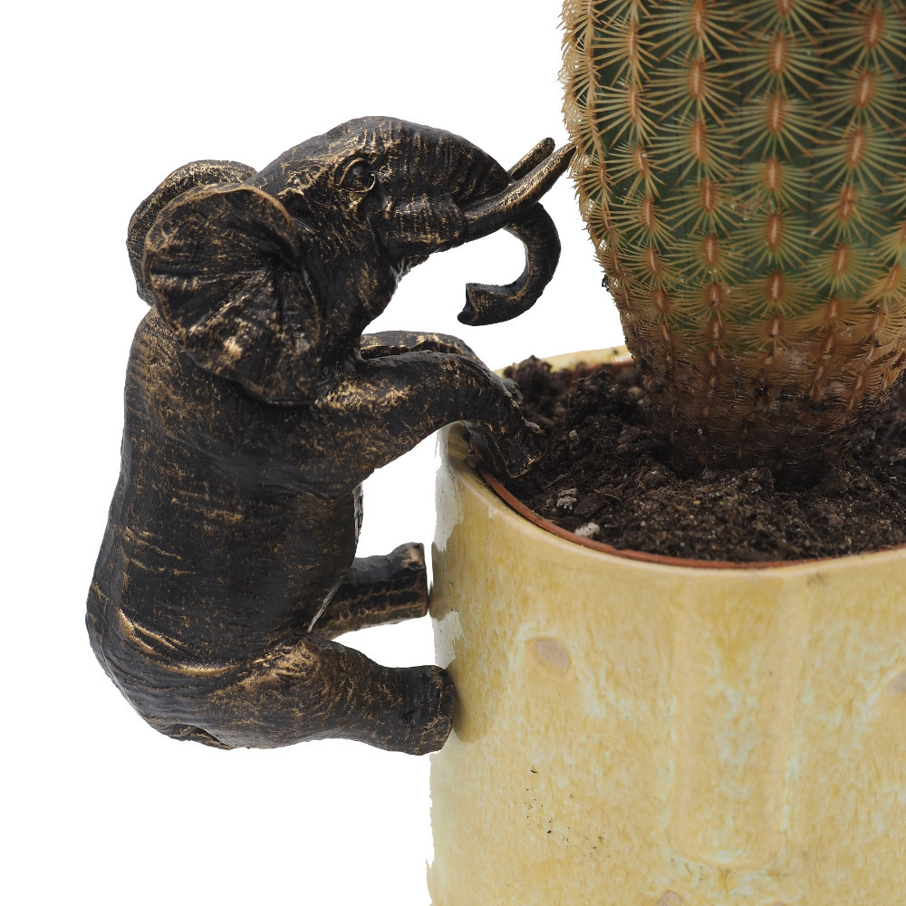 Pot Hanger Ornament Animal Plant Buddies Indoor/Outdoor Decoration Elephant