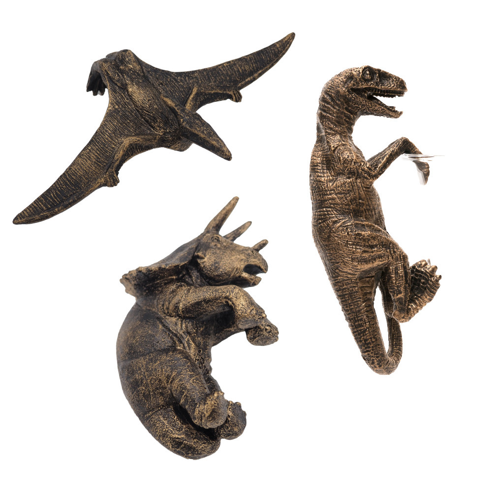 Pot Hanger Ornament Prehistoric Dinosaurs Plant Buddies Indoor/Outdoor Set Of 3