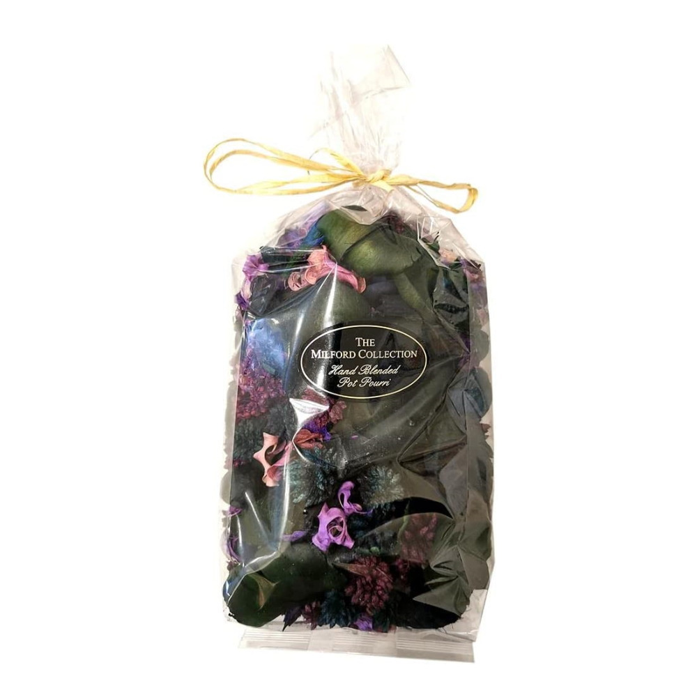 Pot Pourri Dried Bergamot & Lavender Scented Bag Hand Blended By Milford