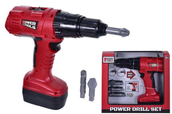 Power Tool Drill Set Kids Pretend Play Tool Set Boys Workshop Construction Toy